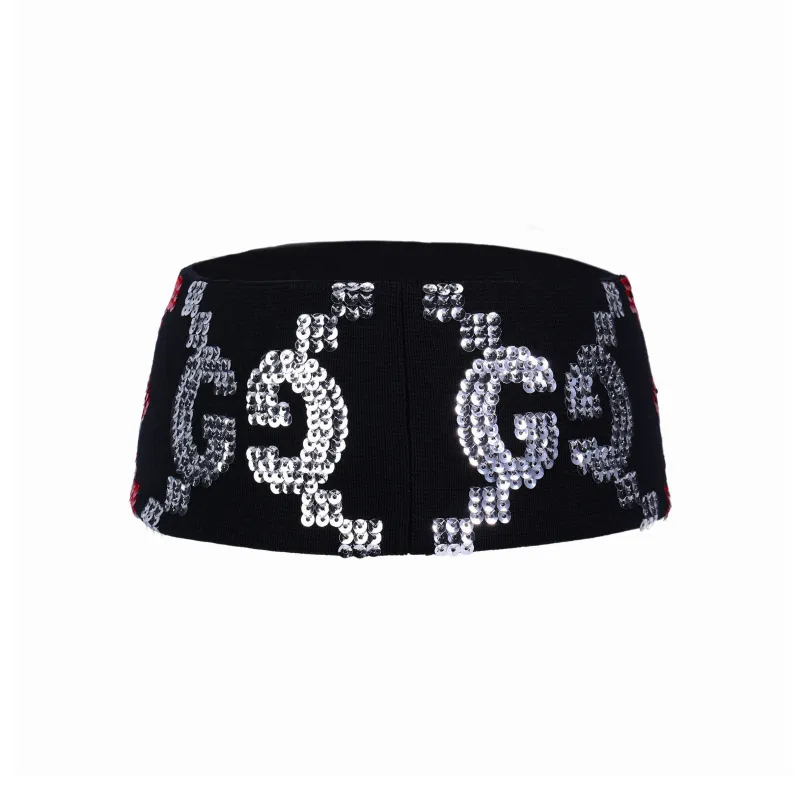 GUCCI Polyester Hair Clips Women's Black-1