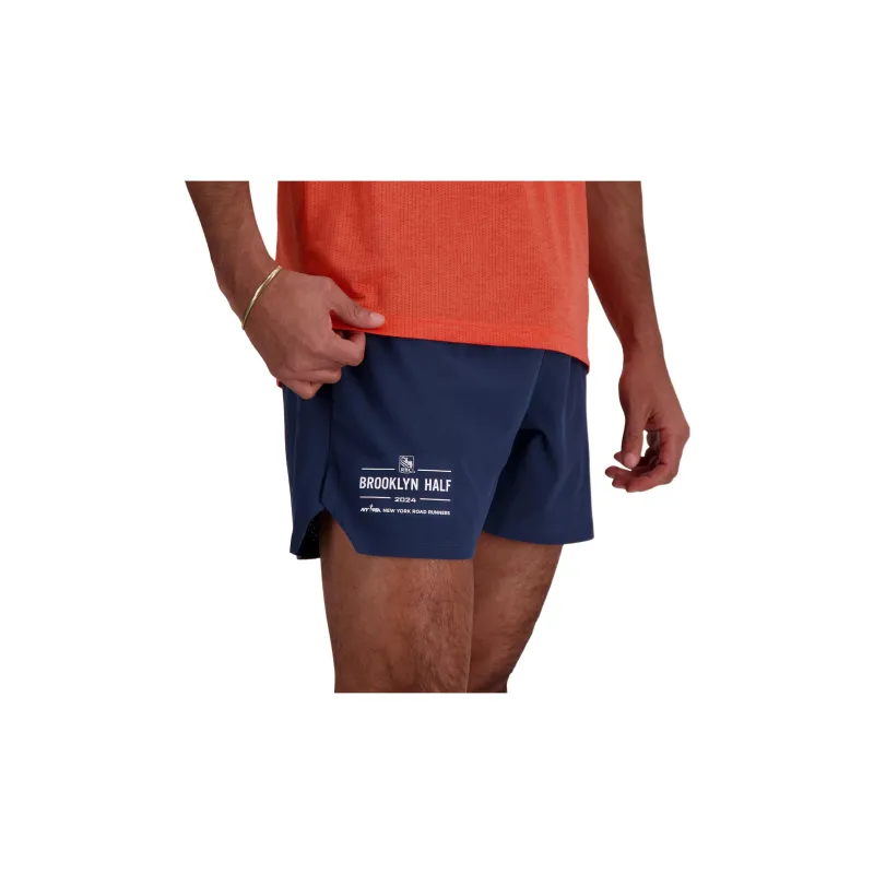 New Balance RBC Brooklyn Half RC Short 5' Casual Shorts Men's Marine Blue-5