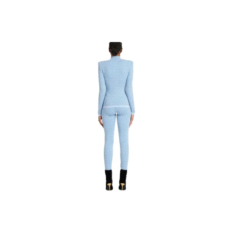 BALMAIN SS22 Sweater Women's Blue-2