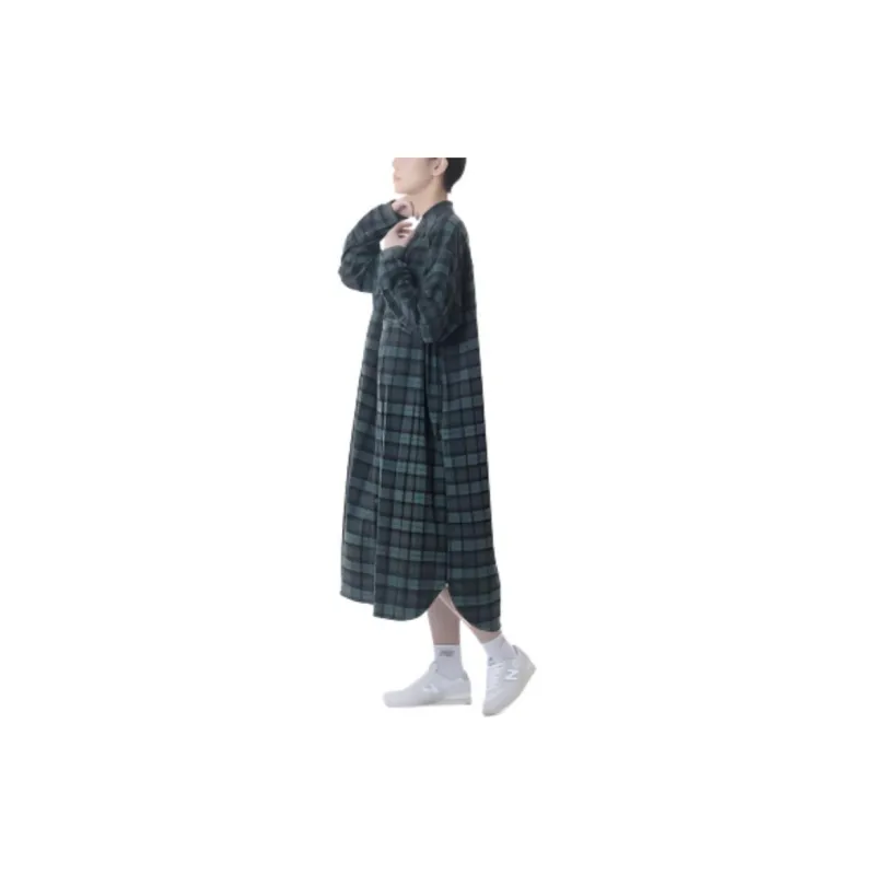 New Balance Long Sleeved Dress Women's Green-4