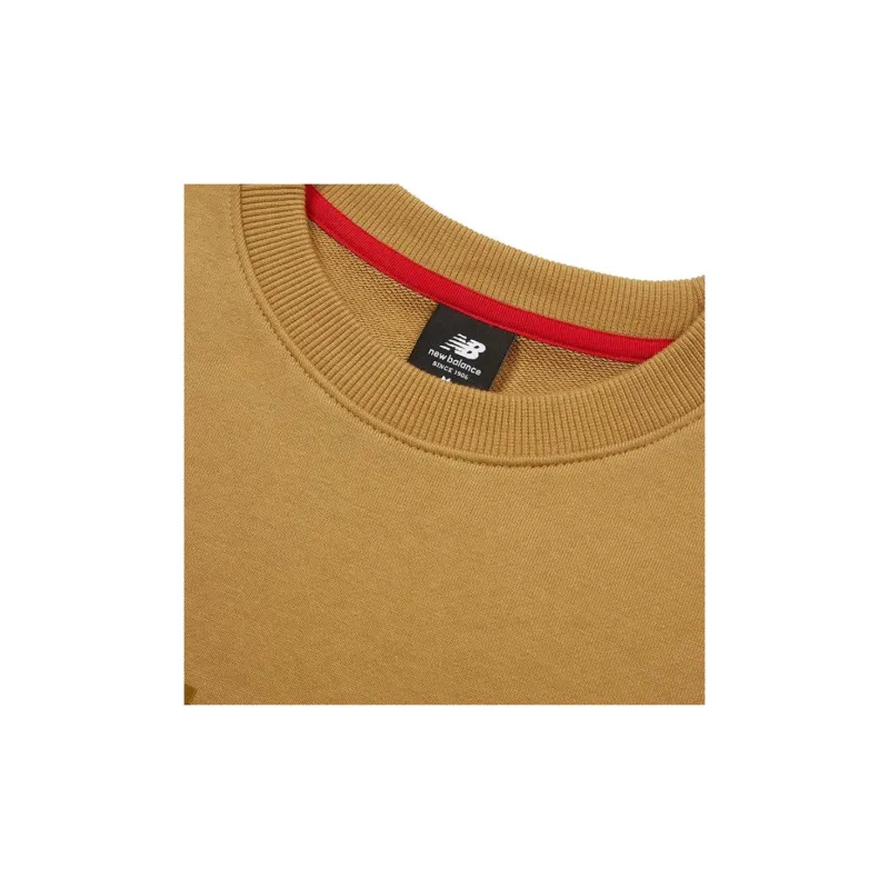New Balance Sweatshirts Men Yellow-3