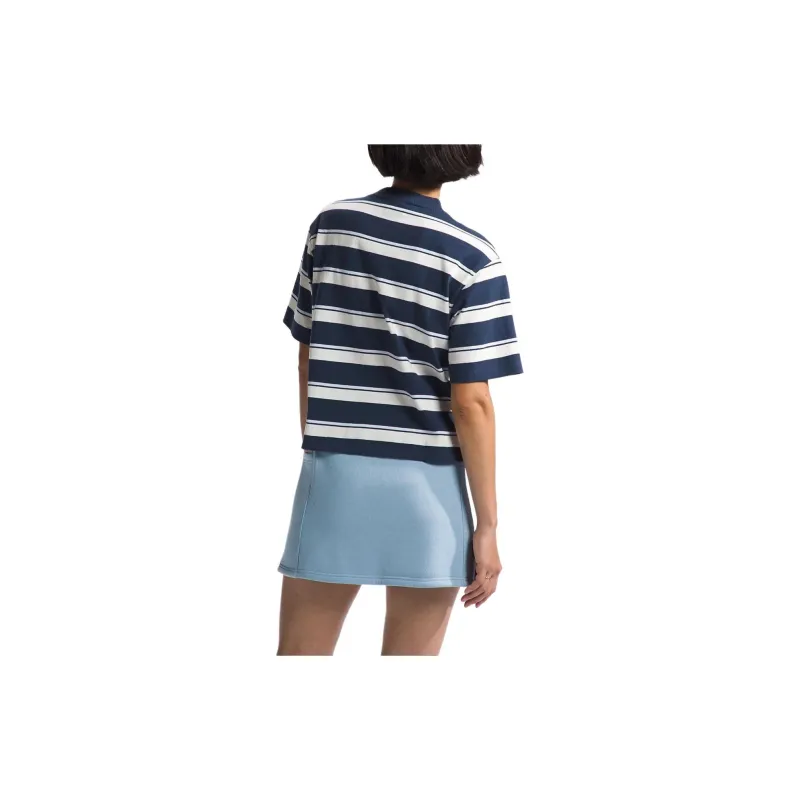 THE NORTH FACE Drop Shoulder Sleeve T Shirt Women's Marine Blue-3