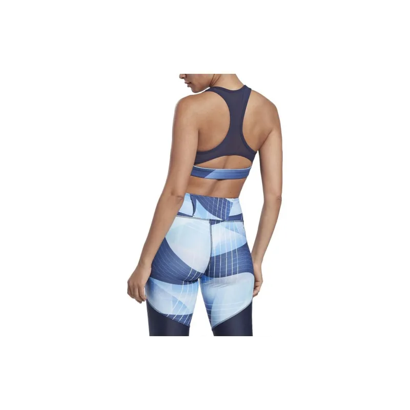 Reebok Tsr Lux Racer Bra- Aop Sports Underwear Women's Blue-4