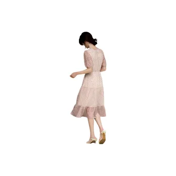 XWI Short Sleeved Dresses Women's Light Pink