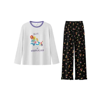 Gongdie x Disney Pajama Set Women's Light Gray