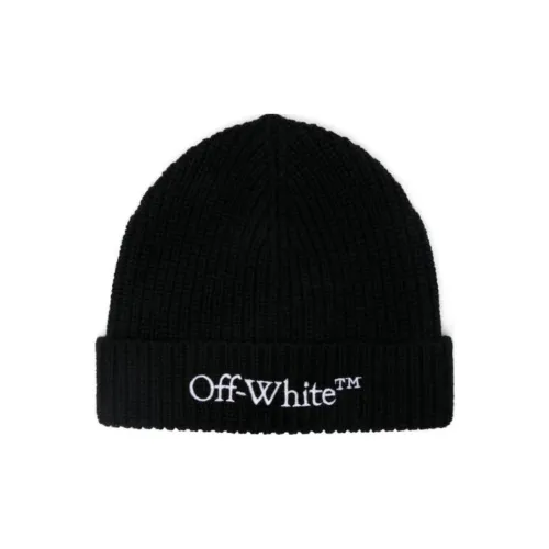 OFF-WHITE Logo Embroidered Beanie