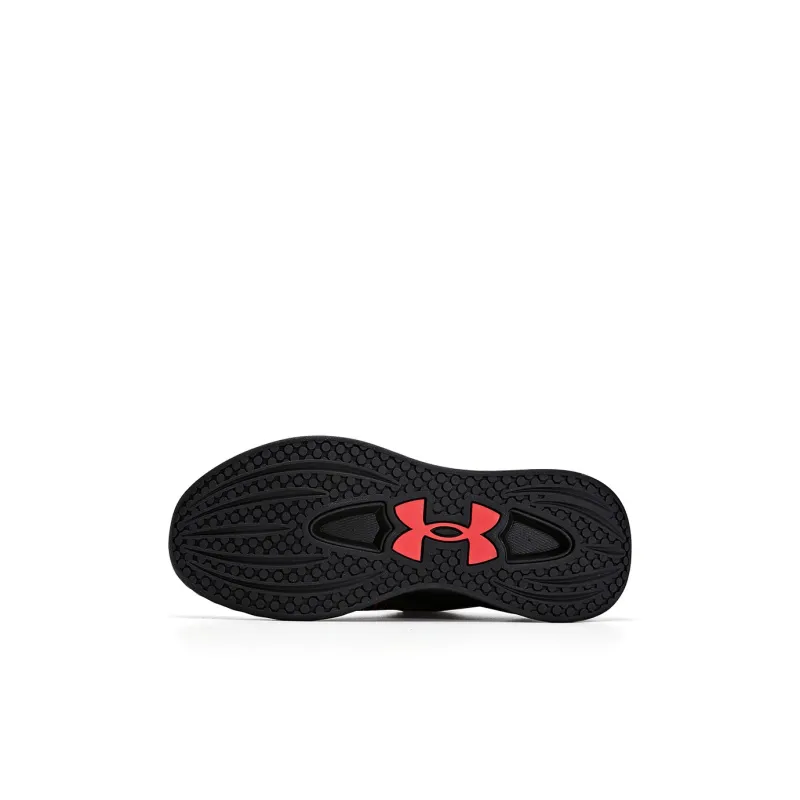Under Armour Slip Resistant Anti Kick Wear Resistant Breathable Lightweight Warm Running Shoes Black White Kids'-3