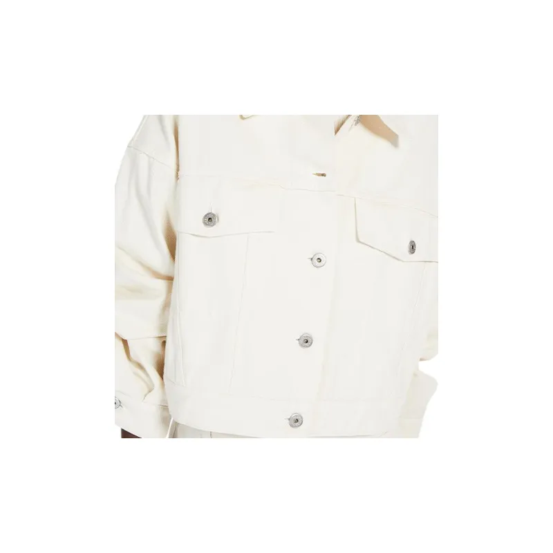WEEKEND MaxMara Denim Jacket Women's White-4