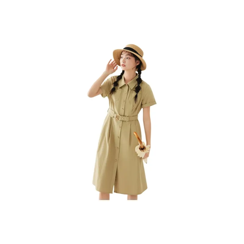 ZIHAN Short-Sleeved Dresses Women's-6