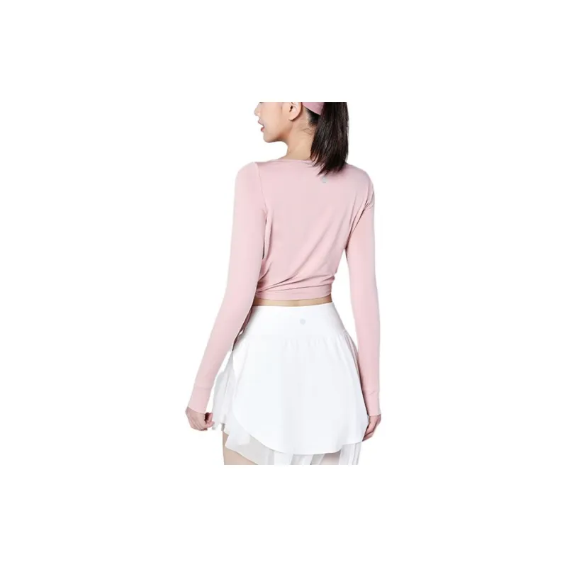 Sumday Athletics Long Sleeved T Shirt Women's Pink-3