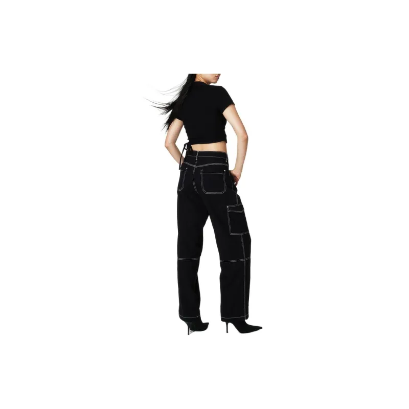 H&M Cargo Pants Women's Black-1