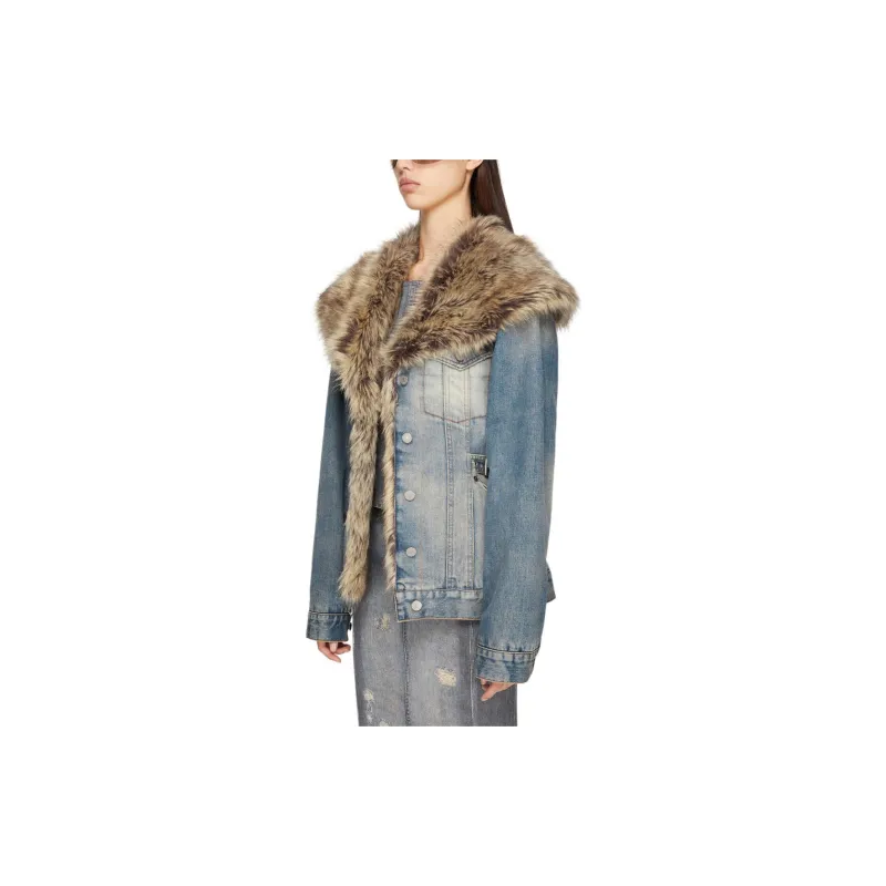 Acne Studios SS24 Puffer Jacket Women's Medium Blue-3