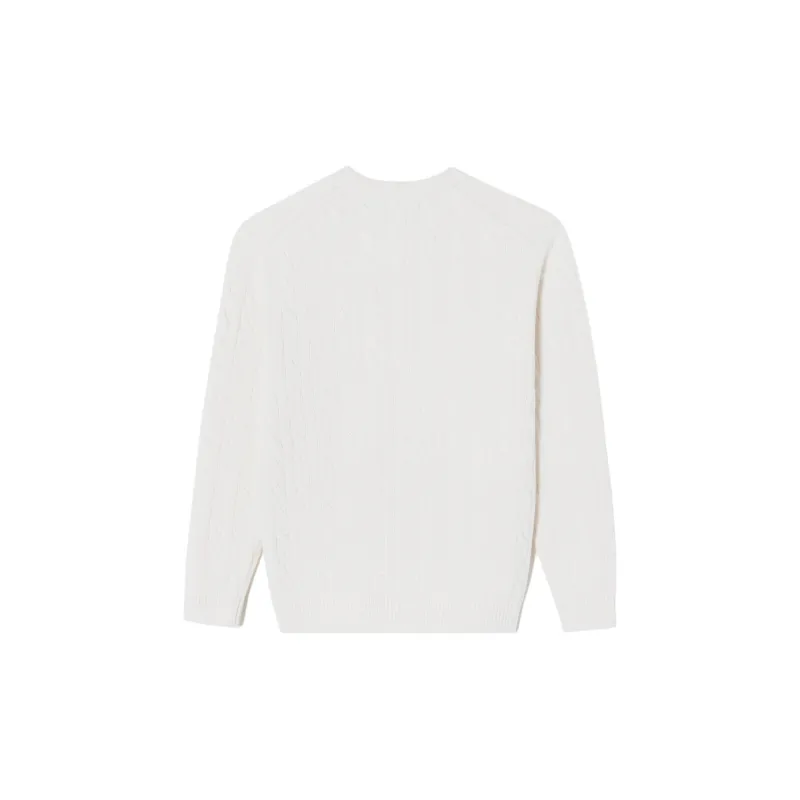 LACOSTE Sweater Men's Cream White-1