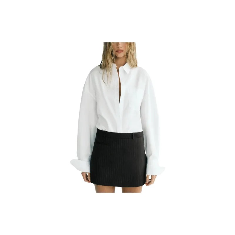 ZARA Casual Short Skirts Women's Brown-2