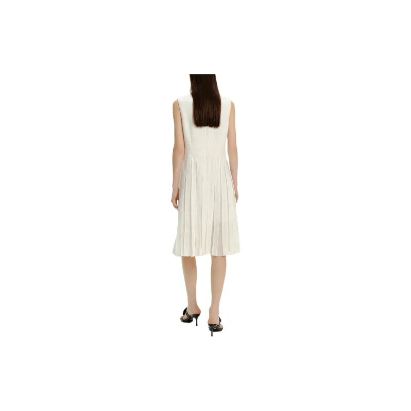 KARL LAGERFELD SS24 Sleeveless Dress Women's White-2