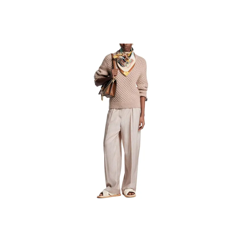 LOUIS VUITTON Honeycomb Knit Pullover-1