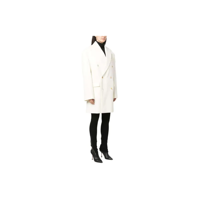 WARDROBE.NYC Double breasted Wool Coat-3