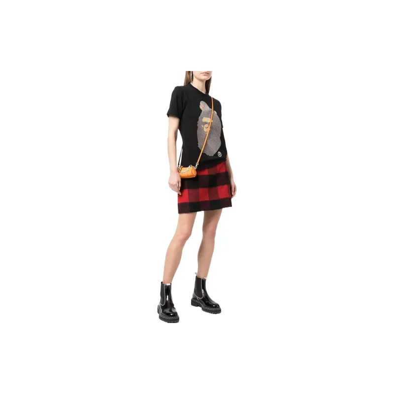 A BATHING APE T Shirts Women's Black-3