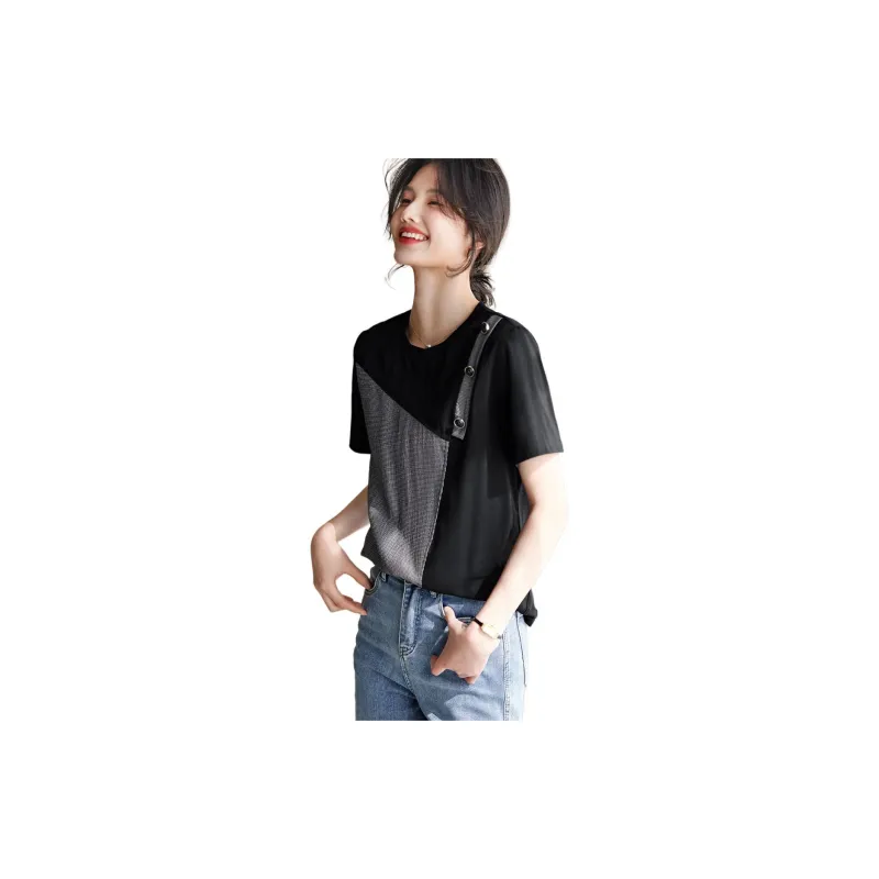 XWI Regular T-Shirt Women's Black & Gray-2