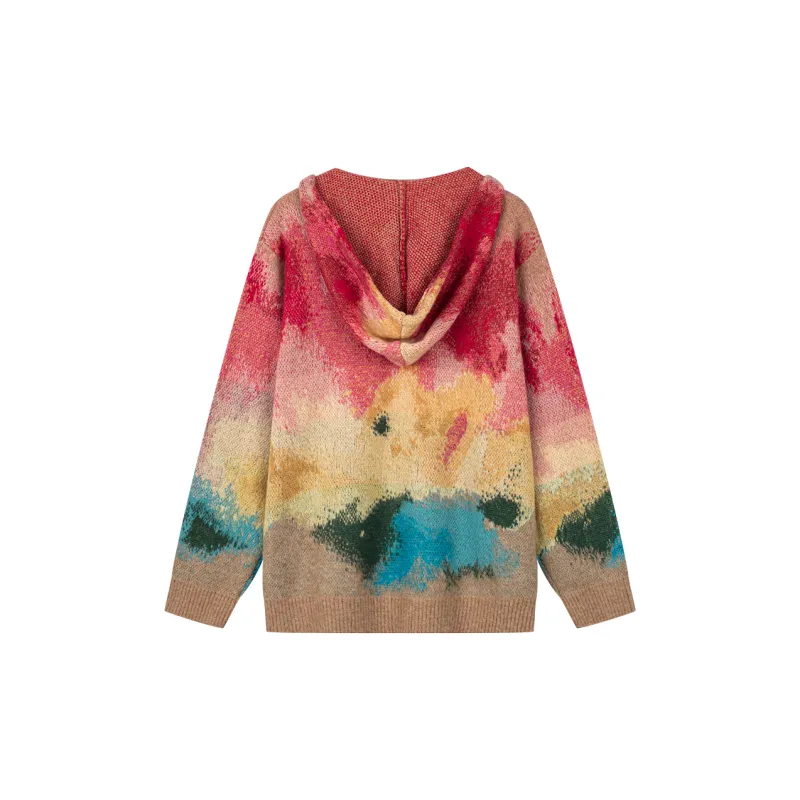 UOOYAA Sweater Women's Multicolor-1