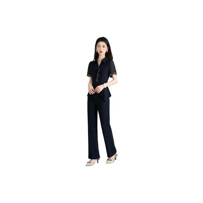 Mylan Casual Suit Women's Navy Blue-3