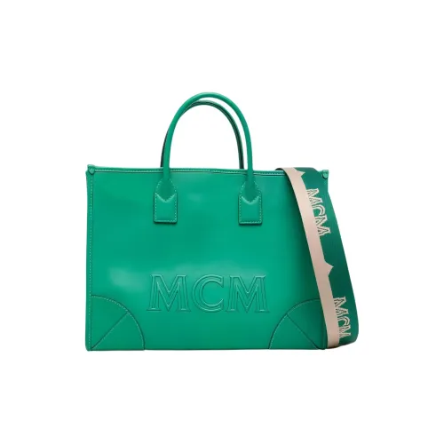 MCM München Large Top Handle Bag