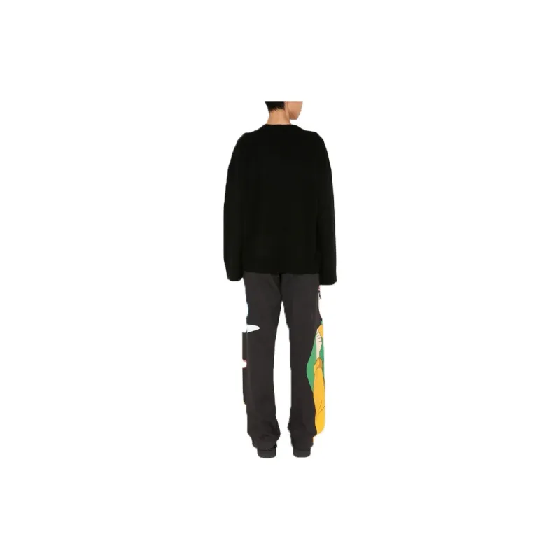 JW Anderson X Run Hany Logo Embellished Crewneck Jumper-2