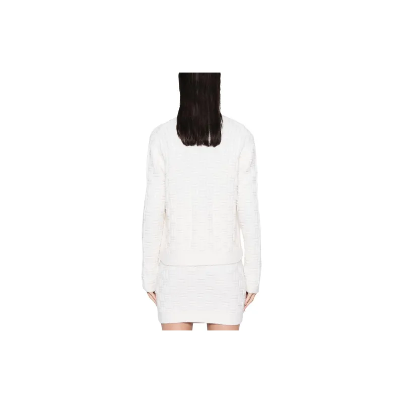 CASABLANCA Logo Patch Knit Cardigan-2