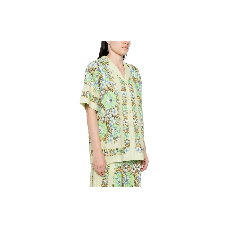 ALEMAIS Velma Floral-print Linen Shirt-4