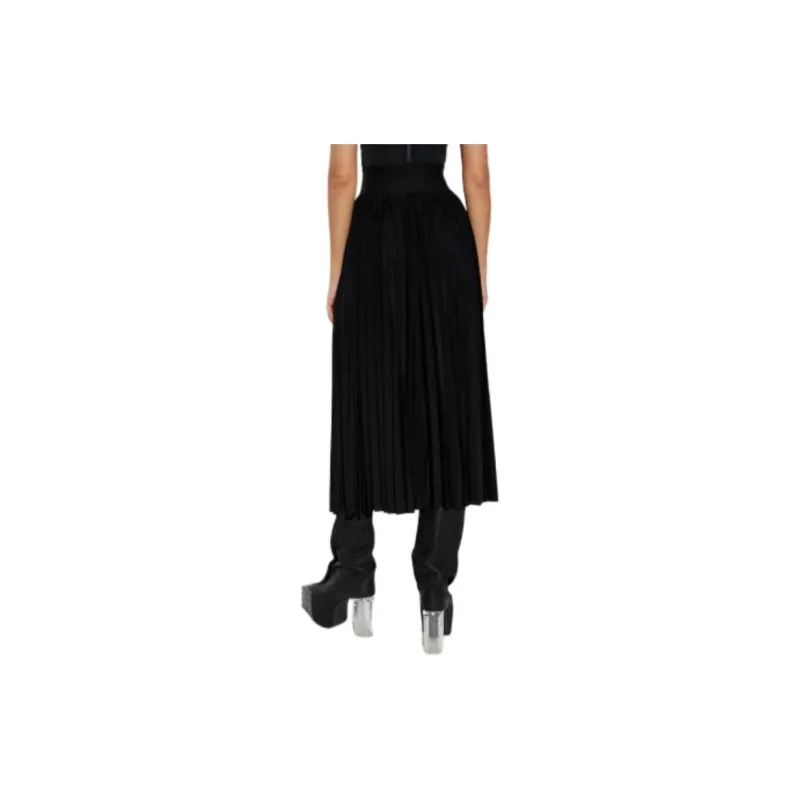Vetements Logo Waist Band Pleated Skirt-2