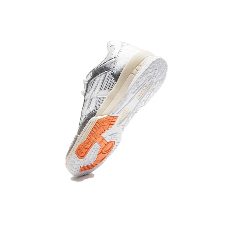 Asics Gel Spotlyte Low Top Children's Basketball Shoes Silver Teenagers-4