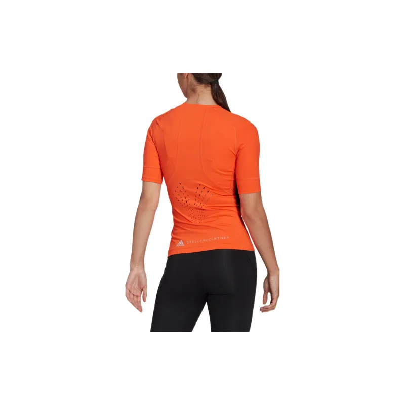Adidas T Shirts Women's Half Impact Orange-3