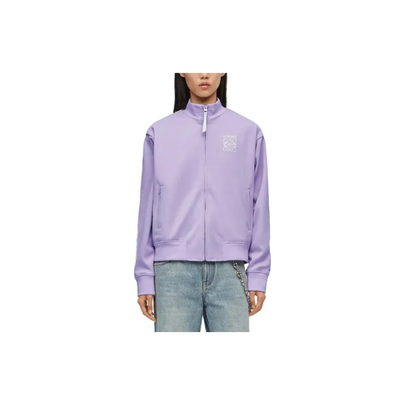 LOEWE SS24 Jackets Coats Women's Light Lilac Purple-1