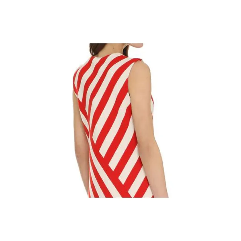 GUCCI Striped Jacquard Sleeveless Dress-5