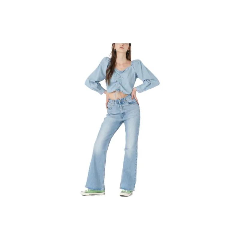 Levis Shirts Women's Indigo-2