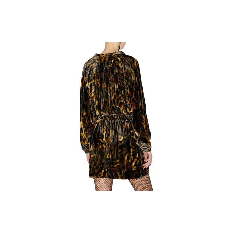 ISABEL MARANT Lassie Tiger Printed Elasticated Waist Dress-2