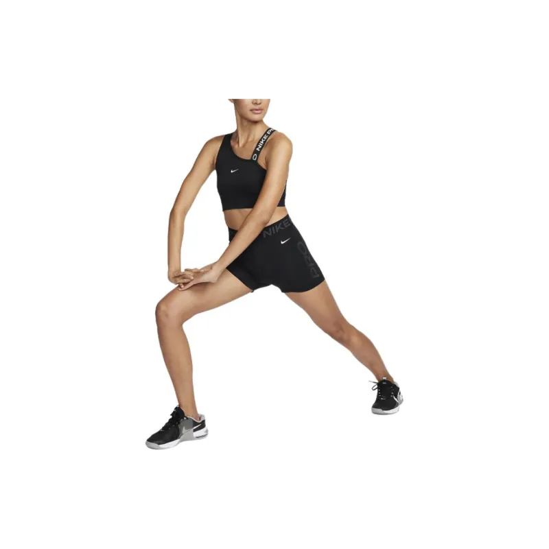 Nike Pro Women's Mid Rise 3' Graphic Shorts-1