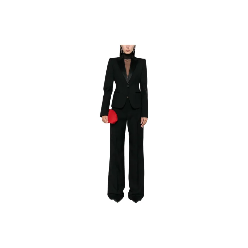 Alexander McQueen Pleat detail Trousers-1