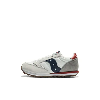 Saucony Jazz Original Low Top Kids' Running Shoes Gray Blue Red Kids'