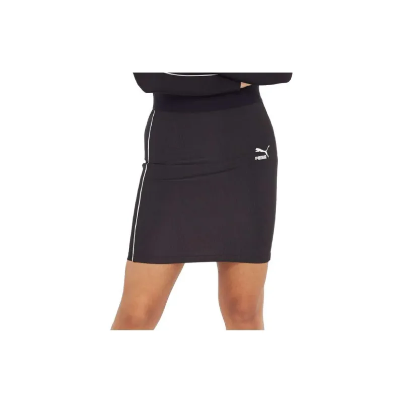 PUMA Casual Short Skirts Women's Black-5