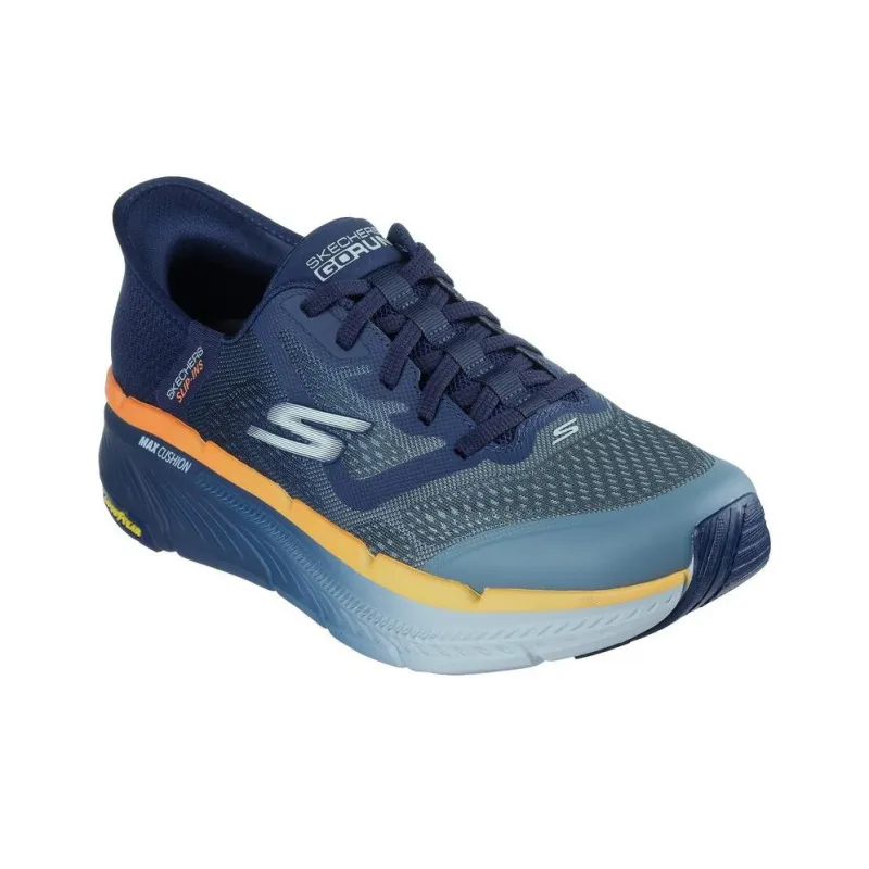 Skechers Max Cushioning Premier 2.0 Slip Resistant Low Top Running Shoes Men's Blue-2