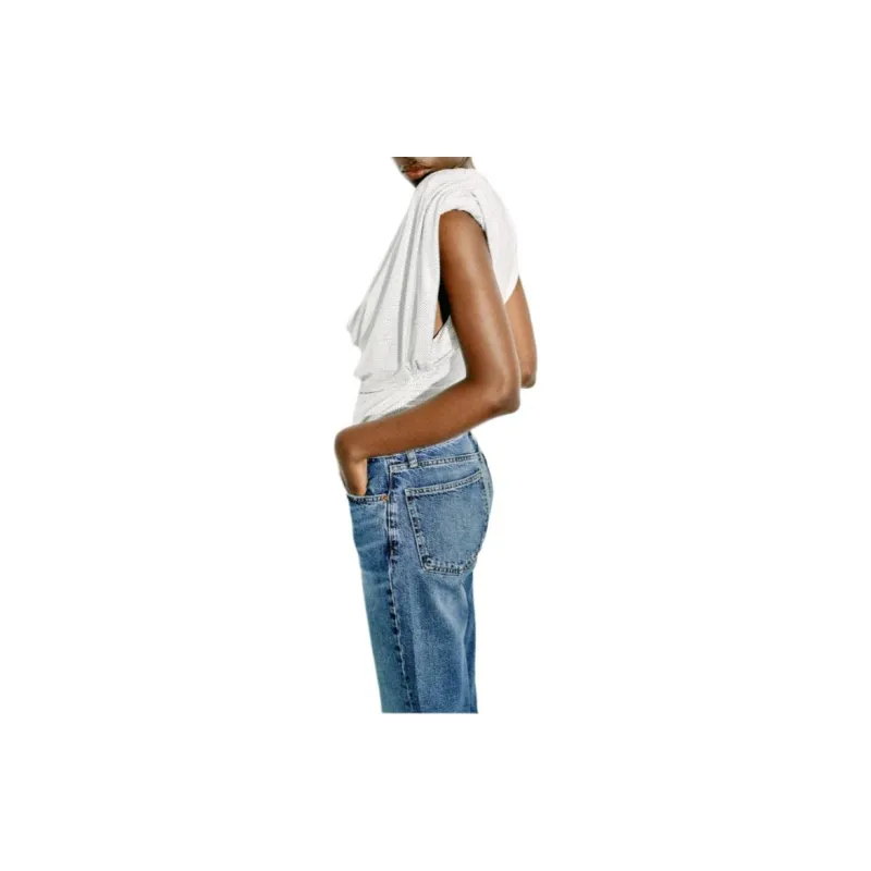 ZARA Bodysuits Women's Silver-4
