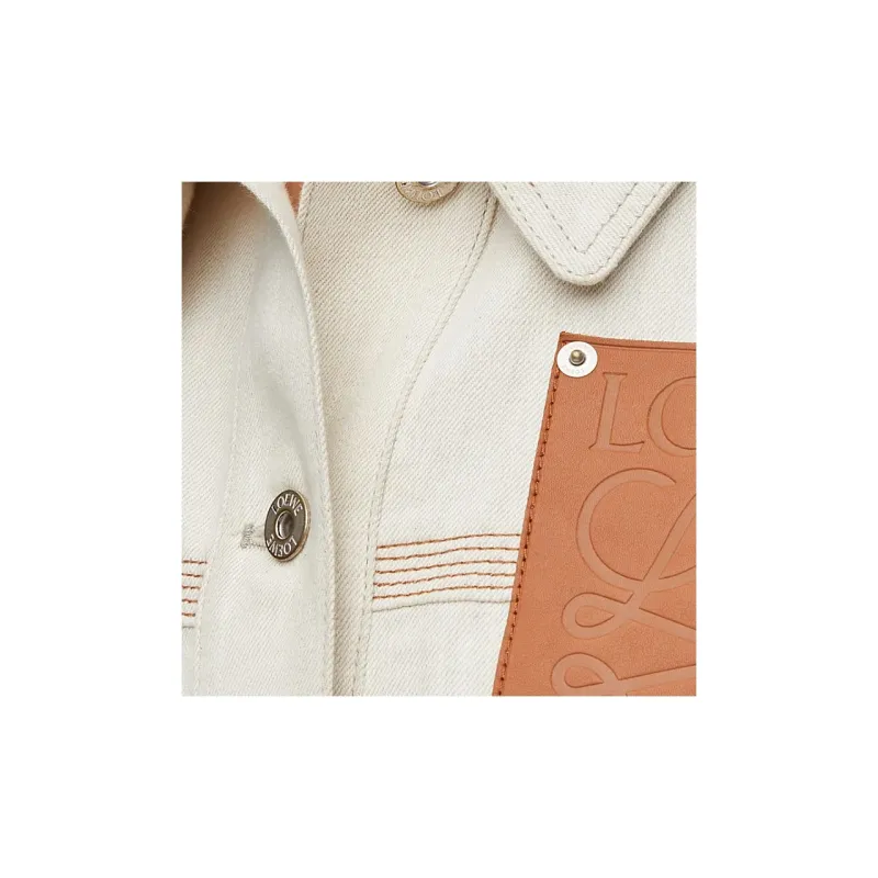 LOEWE Workwear Jacket 'Ecru'-4
