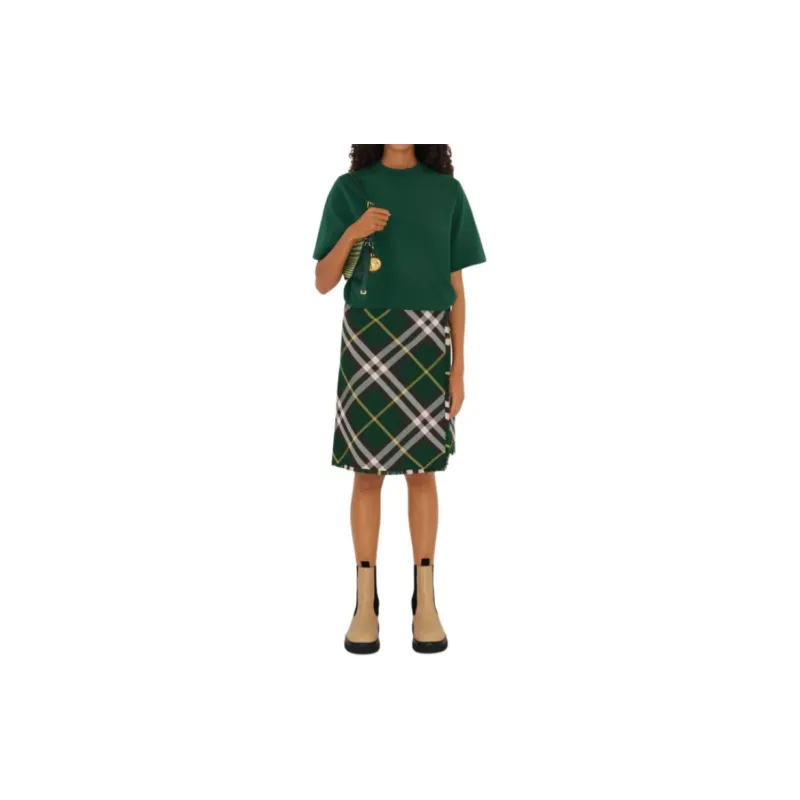 Burberry Logo Patch Crewneck T Shirt-2
