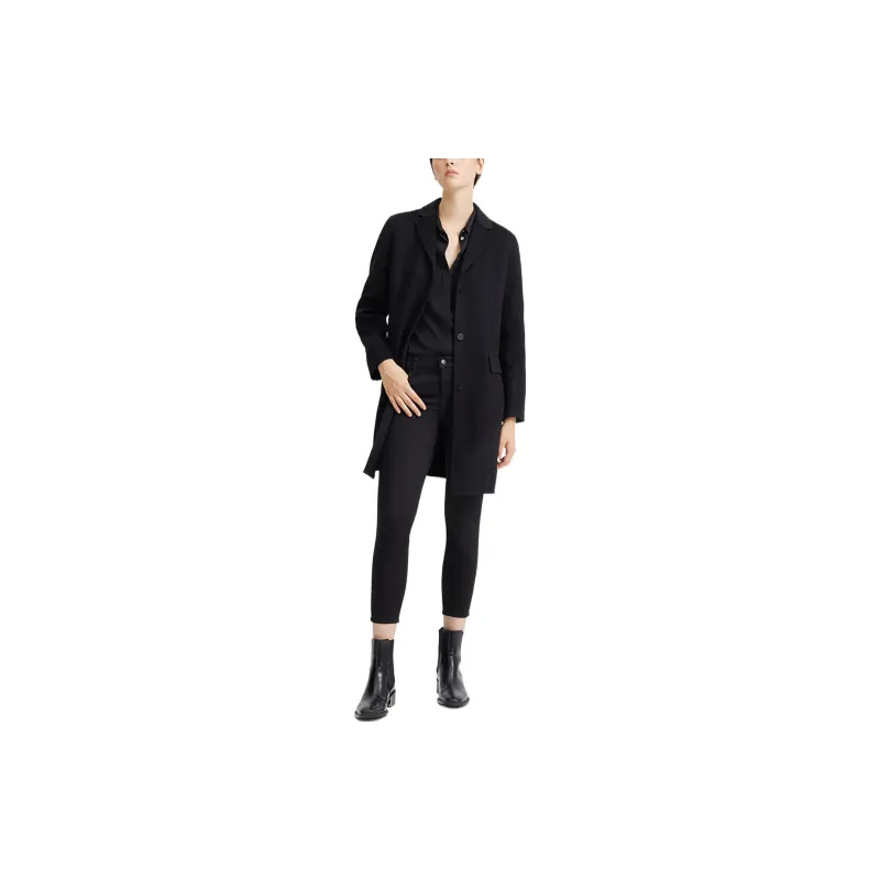 THEORY Velvet Jackets Women's Black-1