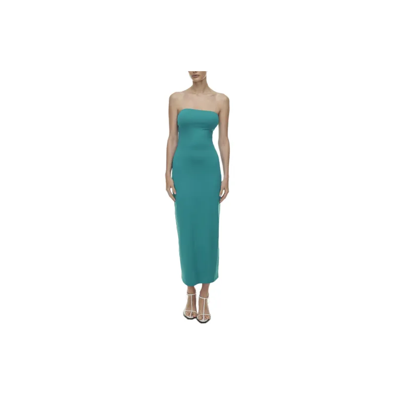 ARITZIA Contour Contour Maxi Tube Dress Sleeveless Dress Women's Oxidized Teal-2