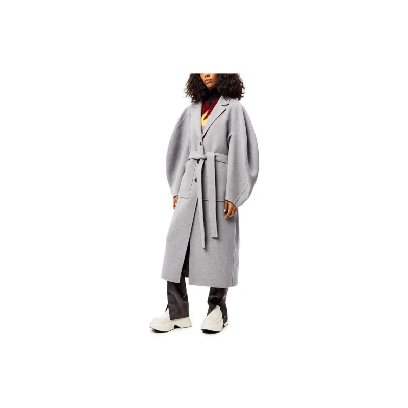 LOEWE Velvet Jackets Women's Gray-3