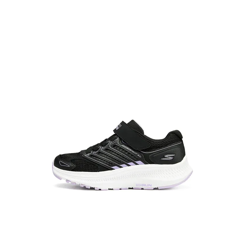 Skechers Girls Cushioning, Wear Resistant Low Top Kids Lifestyle Shoes Black Kids'-0