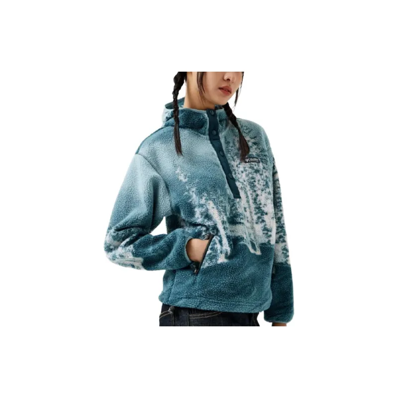 Columbia Helvetia™ Sweatshirt Women's Dark Cyan-3