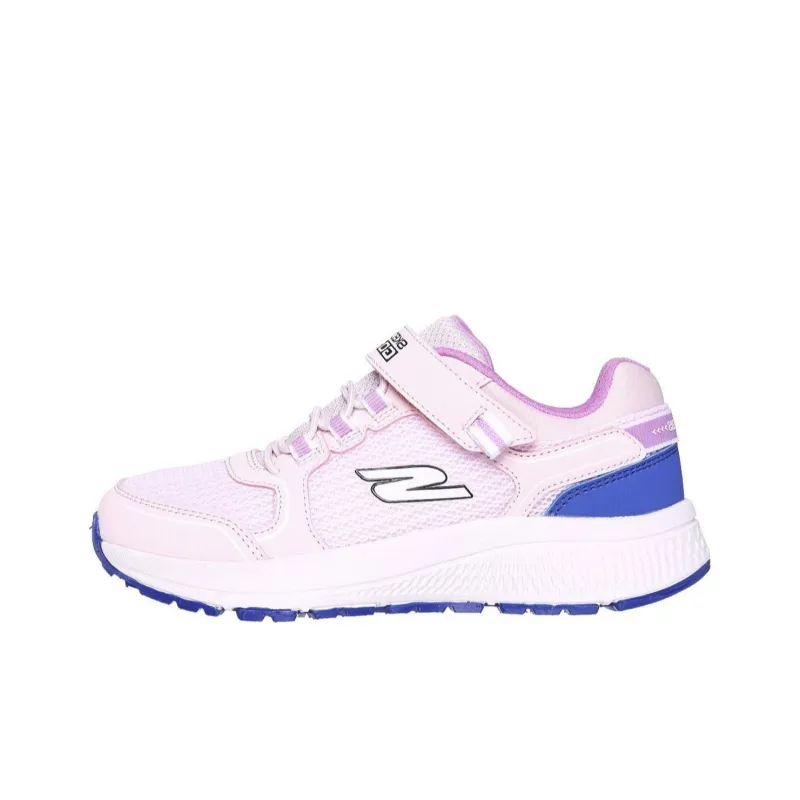 Skechers Go Run Consistent Slip Resistant Low Top Kids' Running Shoes Pink Blue Teenagers-0